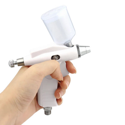 0.3mm Nozzle Airbrush Spray Gun with White 3/4 OZ Paint Cup for Cake Decoration Airbrushing