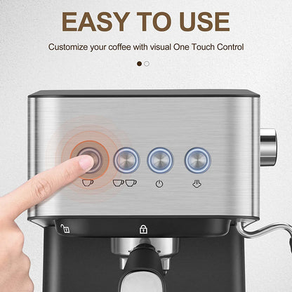 Italian Automatic Semi-automatic Concentrated Extraction Milk Foam Small Coffee Machine