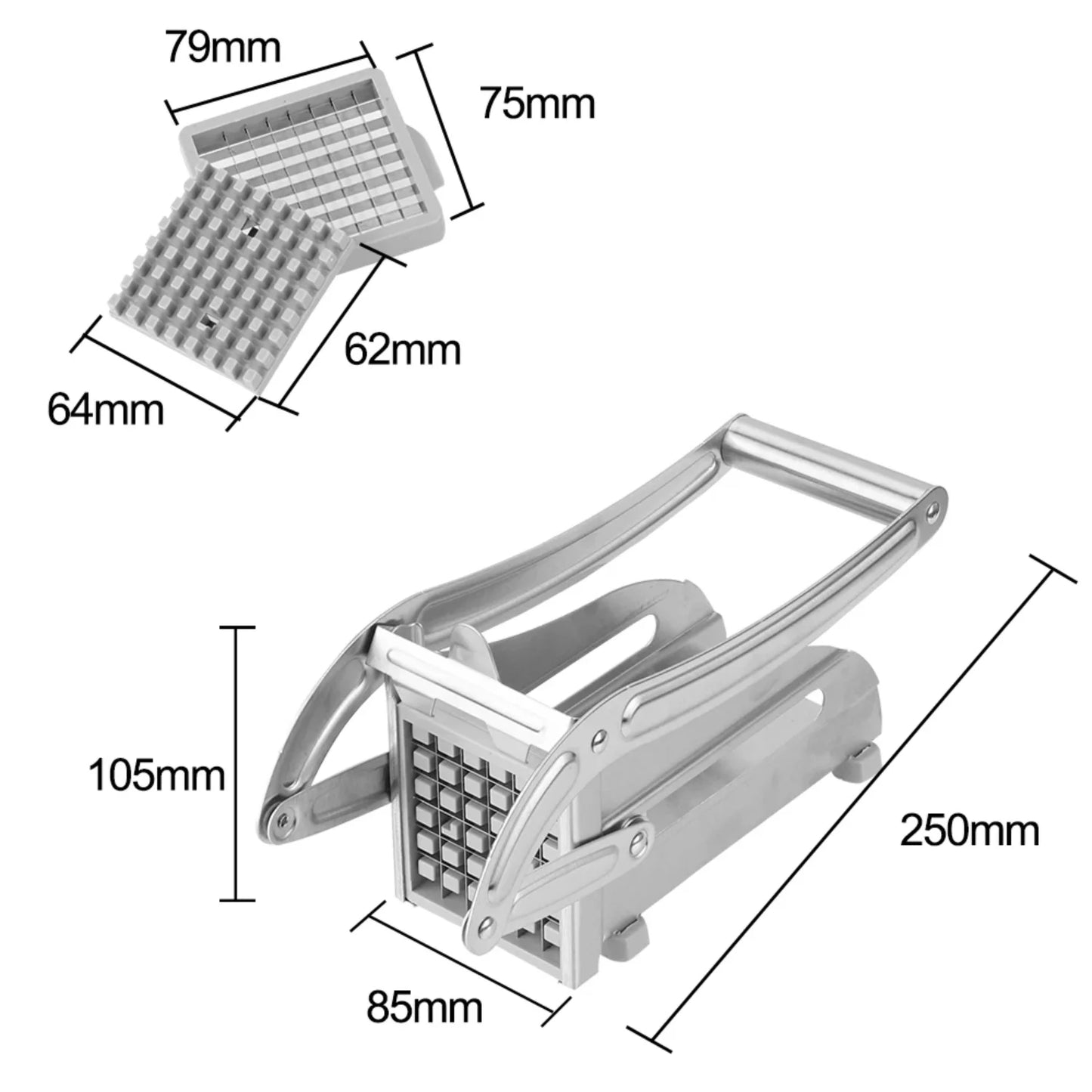 Potato Cutter French Fries Cutting Machine Vegetable Tool