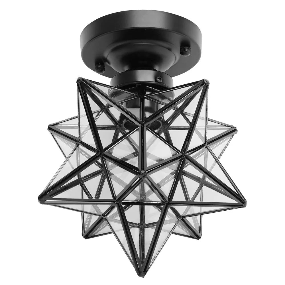 Moravian Star Ceiling Light 360 degree Illumination