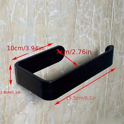 1pc Wall Mounted Tissue Holder Bathroom Storage