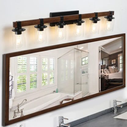 6Light Bathroom Vanity Light Wall Lights for Mirror Wall Sconces Bulbs Not Included