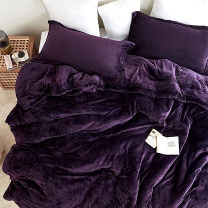 The Original Plush - Coma Inducer Oversized Queen Comforter Set - Midnight Purple