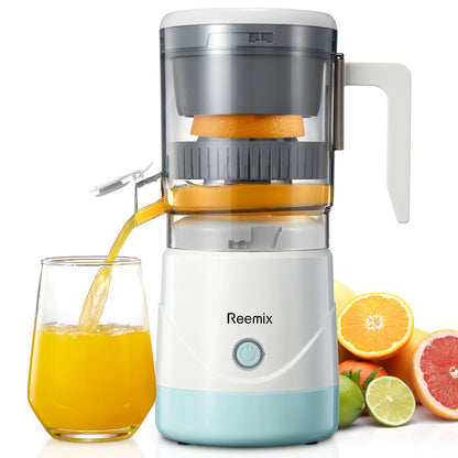 Electric Citrus Juicer, Full-Automatic Orange Juicer Squeezer for Orange, Lemon, Grapefruit