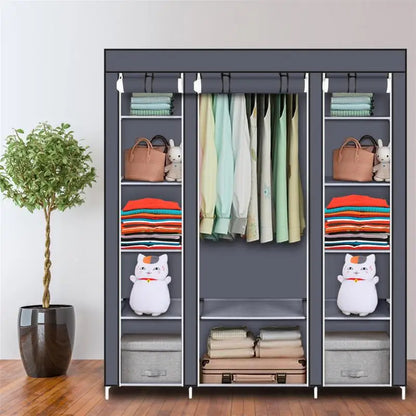 Foldable Wardrobe Household Bedroom Multipurpose Storage Rack