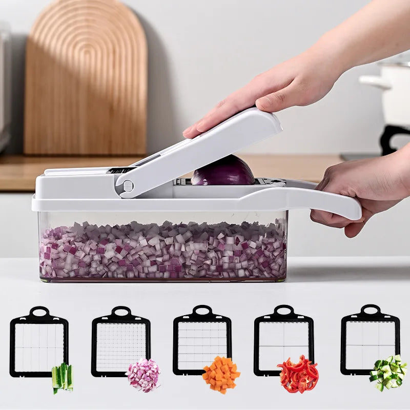 26 piece set of multifunctional vegetable slicer, household planer