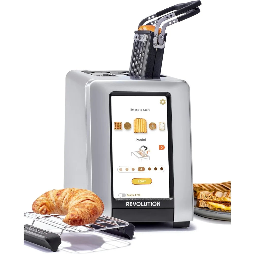 High-Speed Touchscreen Toaster, 2-Slice Smart Toaster with Patented Insta GLO Technology, Warming Rack