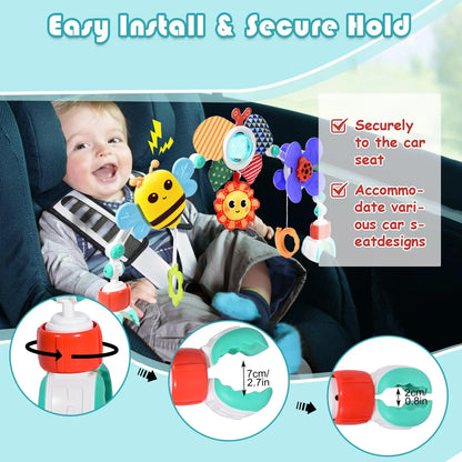 Baby Stroller Arch Toy Car Seat Toys Activity Mobile Musical