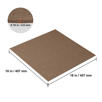 Carpet Tiles Peel & Stick Self Adhesive Carpet Floor Tile Soft Padded