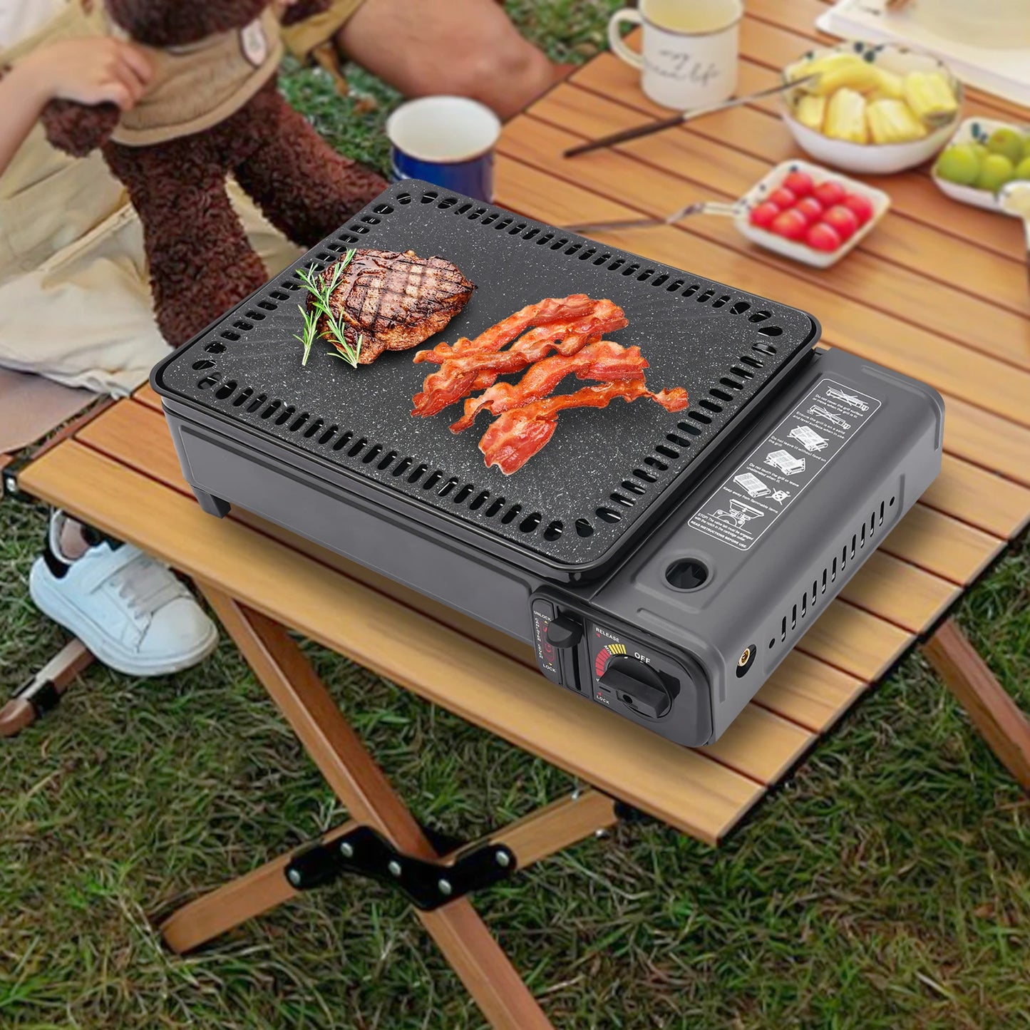 BBQ Grill Portable Grill A portable butane gas stove