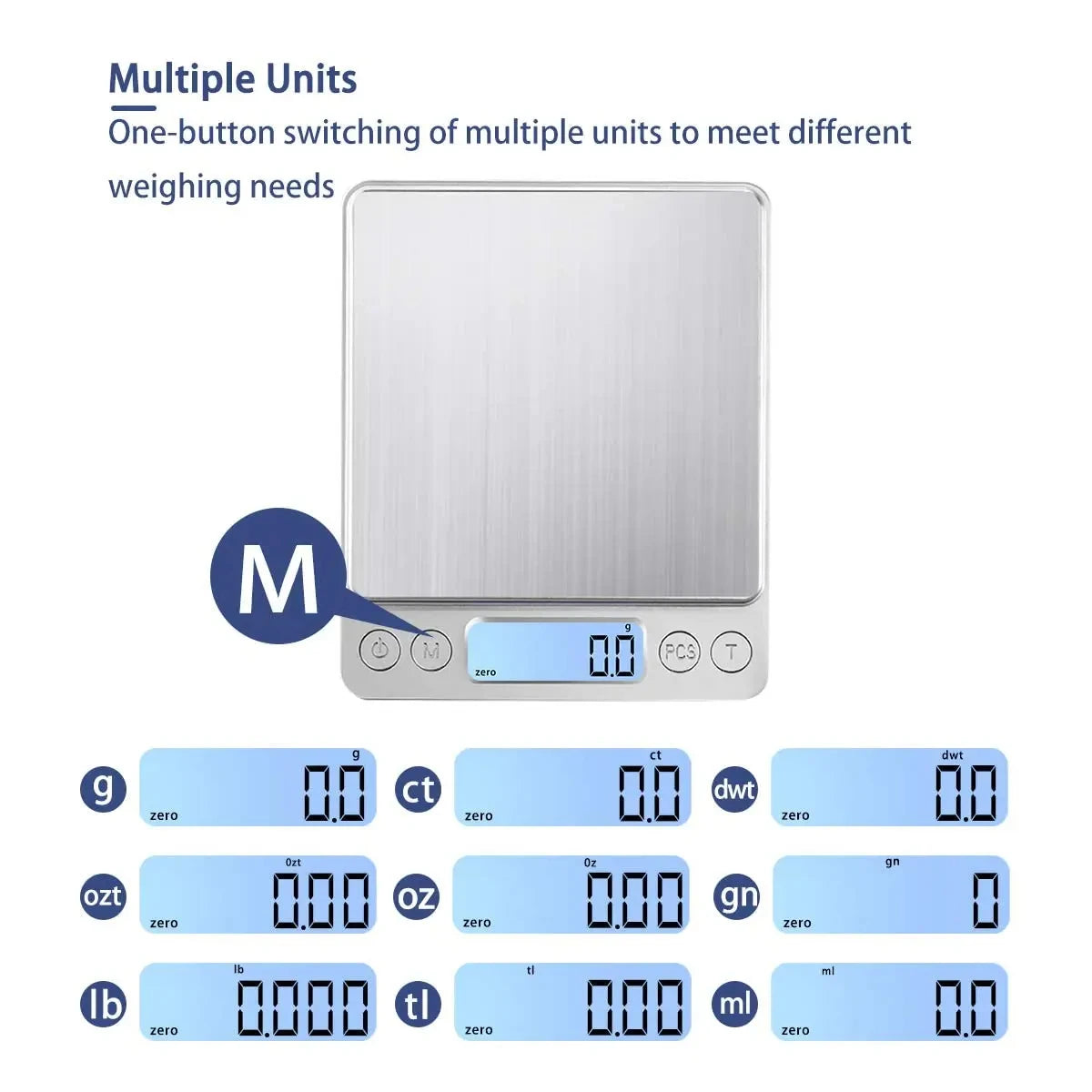 Digital Kitchen Scale 3000g High Precision Sensor