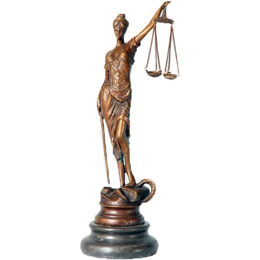 Lady Justice Statue 8 Inch Resin