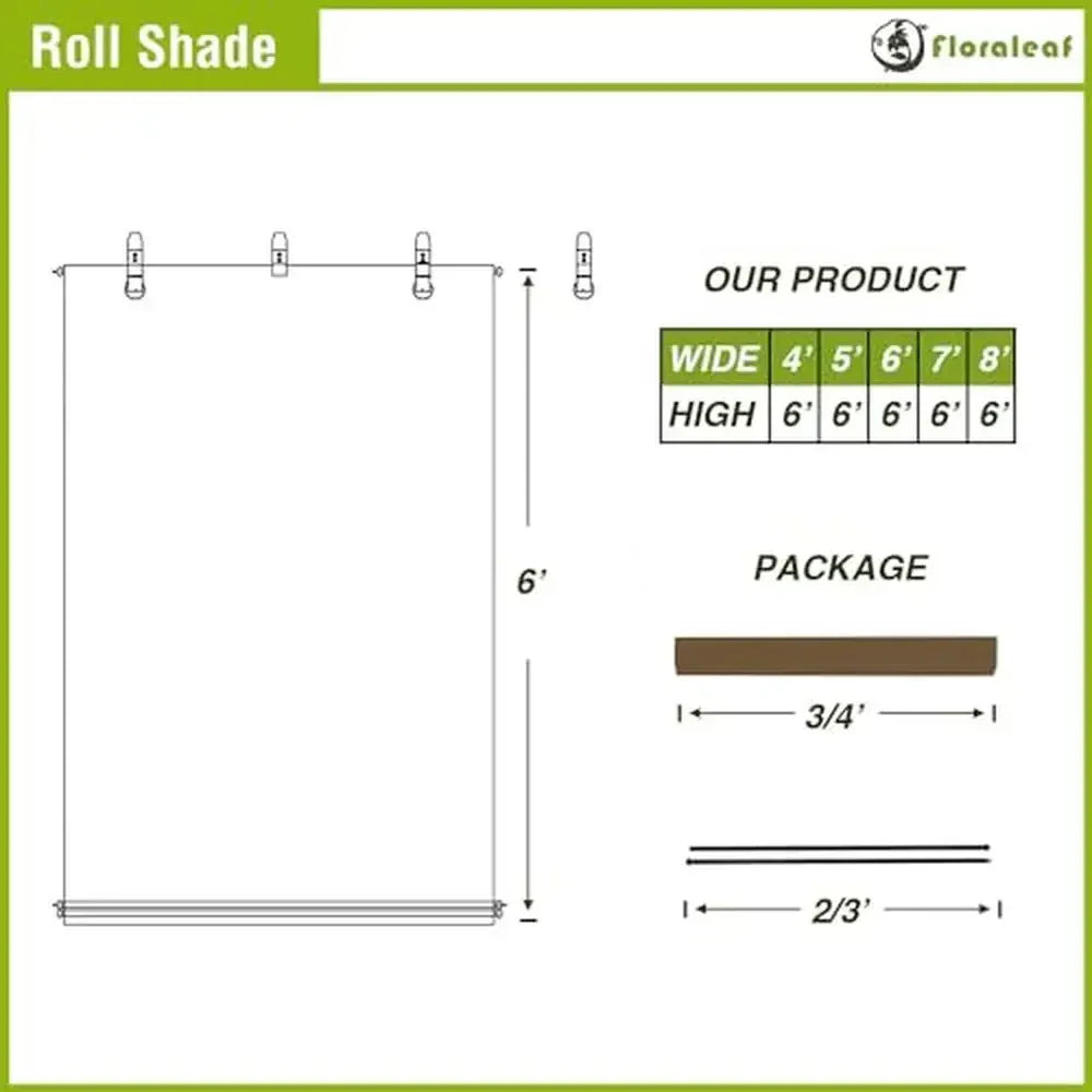 Roller Shades Window Blinds Porch Balcony Vinyl Coated Wire