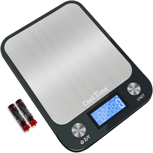 Digital Kitchen Scale 22lb/10kg - Ultra Slim & Lightweight -