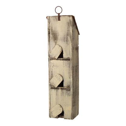 US 18 in. H Distressed Solid Wood Birdhouse