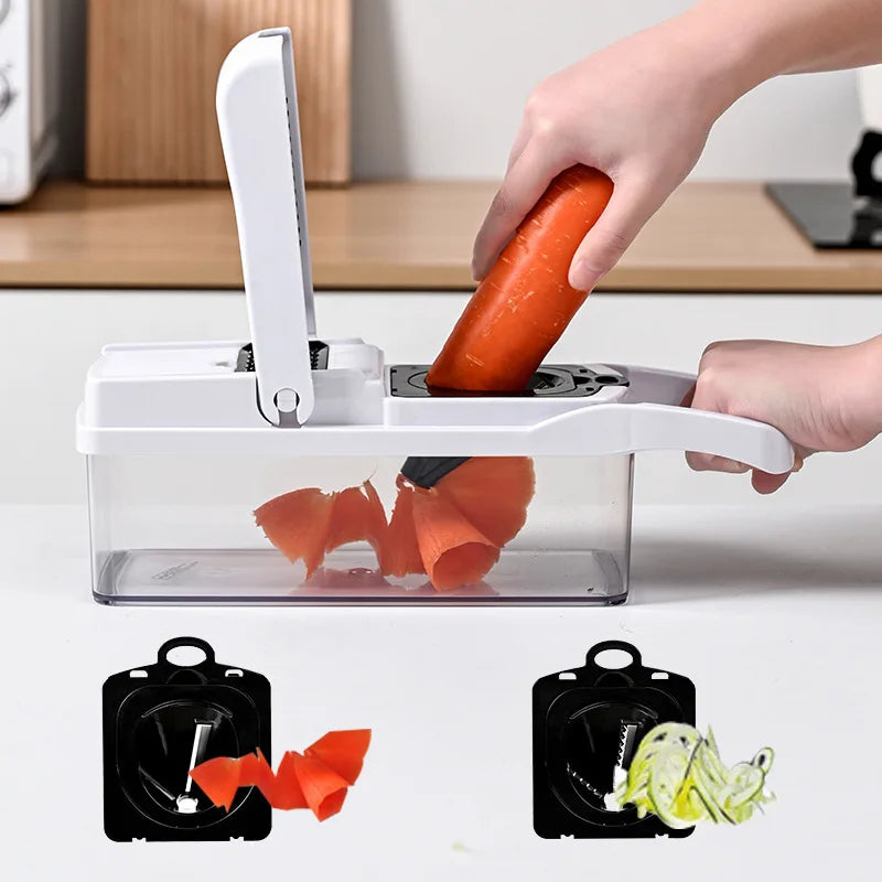 26 piece set of multifunctional vegetable slicer, household planer