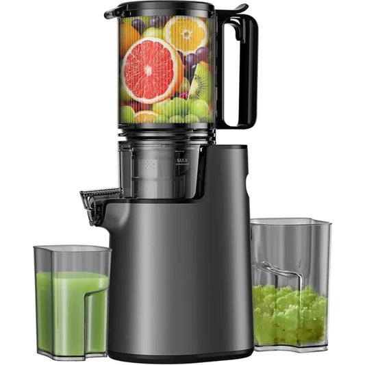 Cold Press Juicer with Blade-less, Slow Masticating Juicer Machines, 5.3" 350W Juice Extractor
