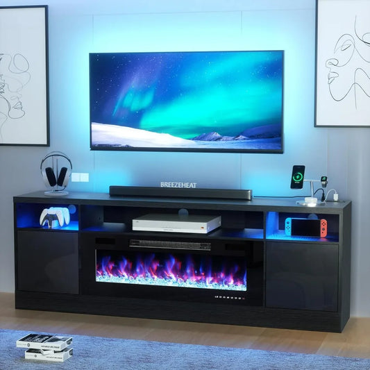 Electric Fireplace TV Stand-Led Entertainment Center