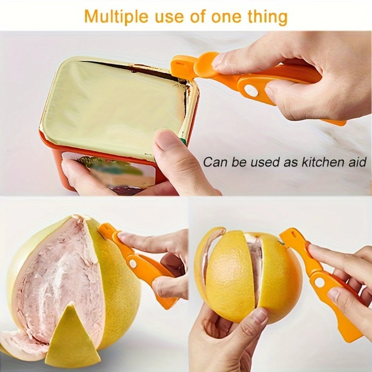 Creative Folding Orange Peeler And Fruit Cutter, Lemons, And Grapefruits Kitchen knife