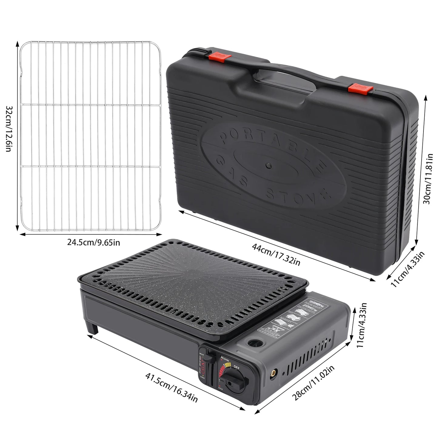 BBQ Grill Portable Grill A portable butane gas stove