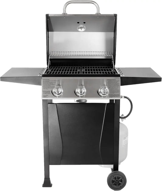 Outdoor Barbeque 3 Burner Propane Gas Grill for Barbecue Cooking