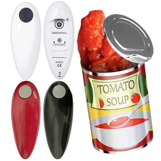 Electric Can Opener Hands Free Bottle Opener Battery Operated One Touch