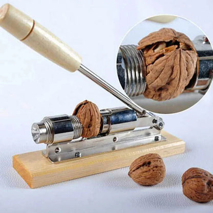 Manual Stainless Steel Nut Cracker Mechanical Sheller Fast Opener