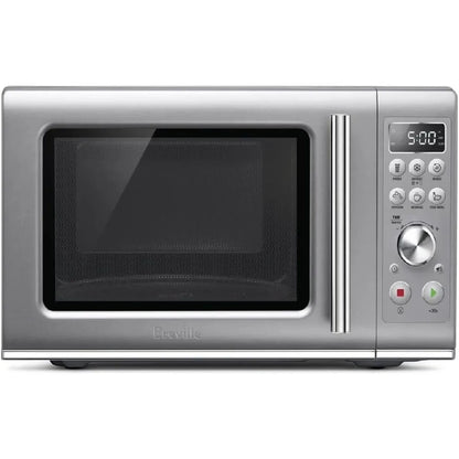 Breville Countertop Compact Wave Soft-Close Microwave Oven, Silver