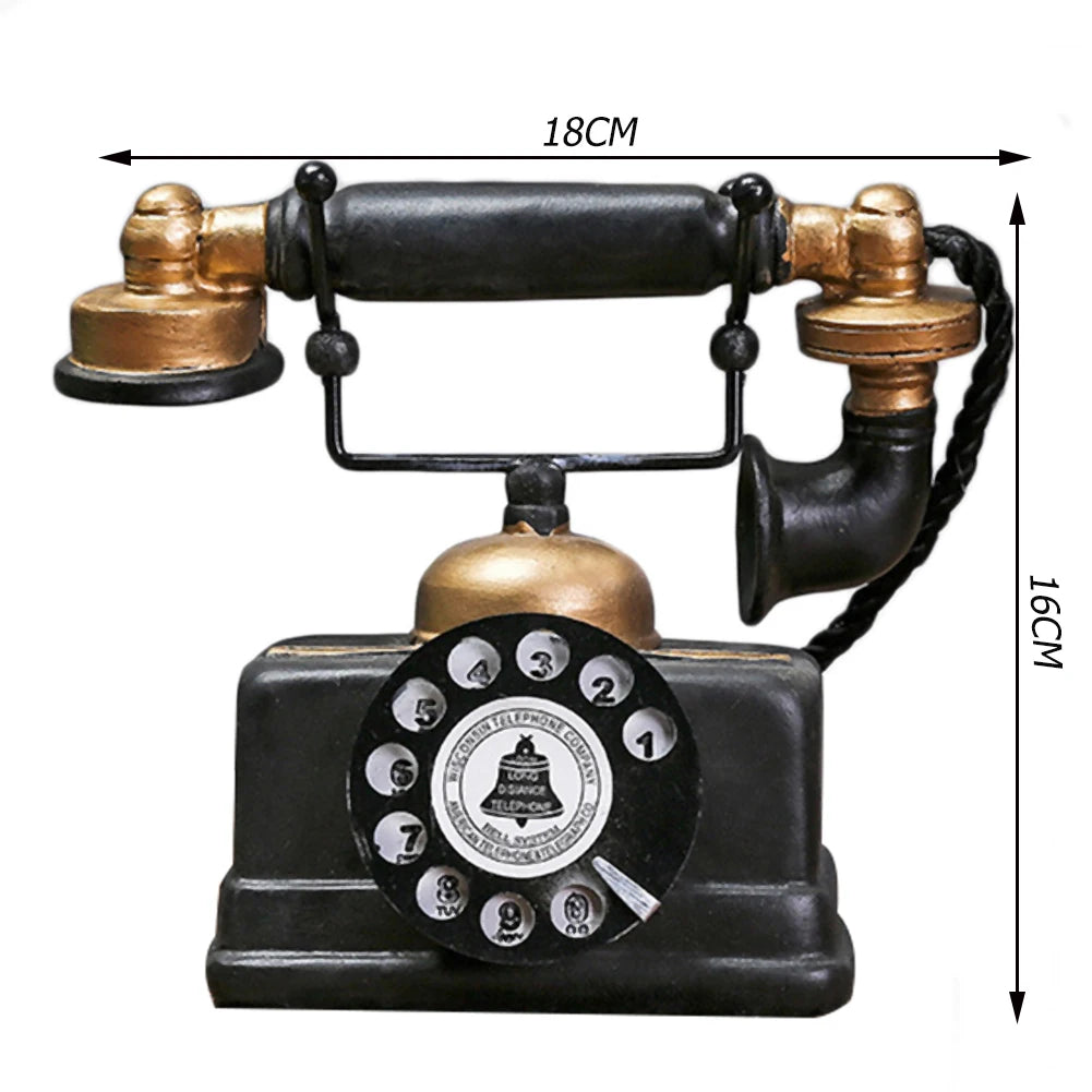 Creative Promotional Gift Retro Telephone Model Antique Desktop