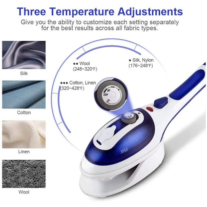 Garment Steamer for Home & Travel - Iron Clothes Generator