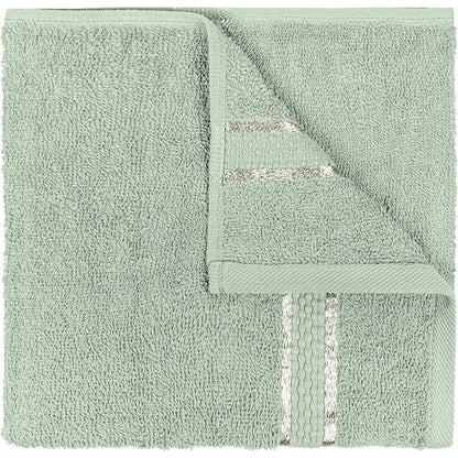 Absorbent Cotton Bath Towel Set 6-Pieces Rich Basic Collection Perfect 16" x 28"