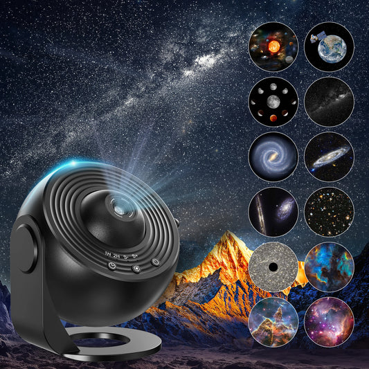 Star Projector,13 in 1 Planetarium Galaxy Projecto,360°Rotation