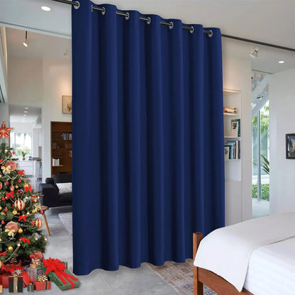 Privacy Curtain for Sliding Glass Door, Light Block Noise Reduce Insulated Ceiling to Floor