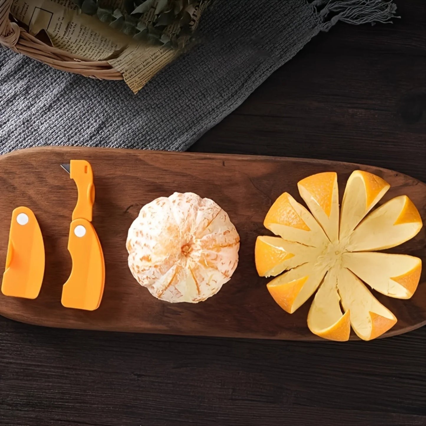 Creative Folding Orange Peeler And Fruit Cutter, Lemons, And Grapefruits Kitchen knife