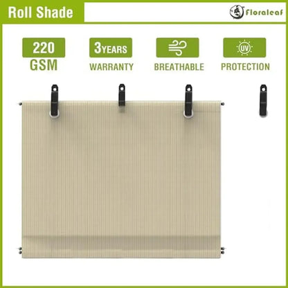 Roller Shades Window Blinds Porch Balcony Vinyl Coated Wire