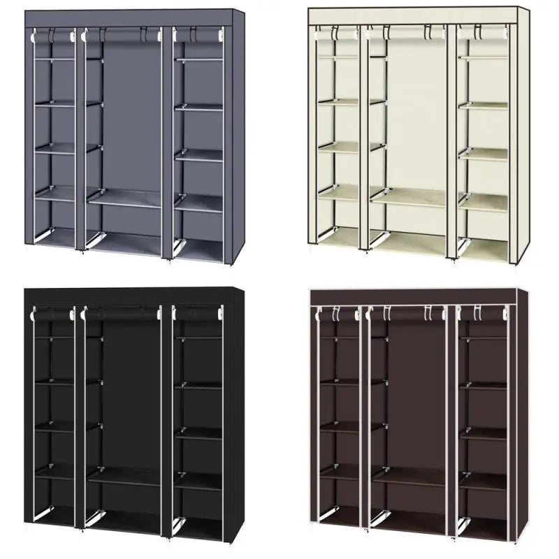 Foldable Wardrobe Household Bedroom Multipurpose Storage Rack